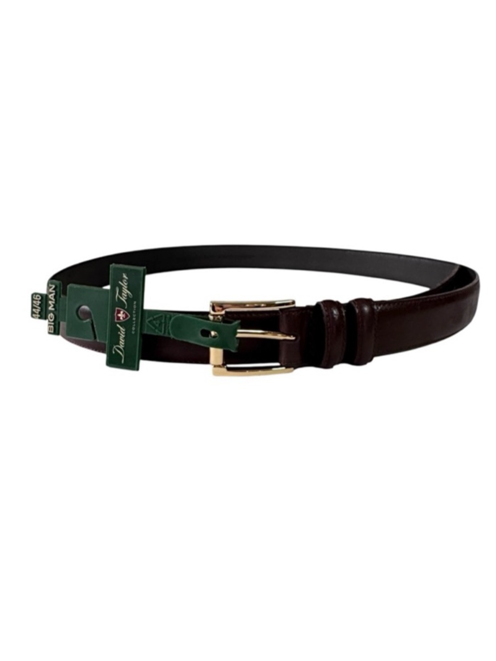David Taylor Genuine Leather Belt Brown NWT
